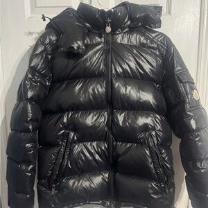 Moncler Glossy Black Men’s Puffer Coat